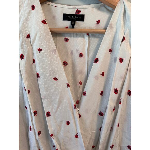 Rag & Bone Lei Floral-Print Blouse - Picture 3 of 7